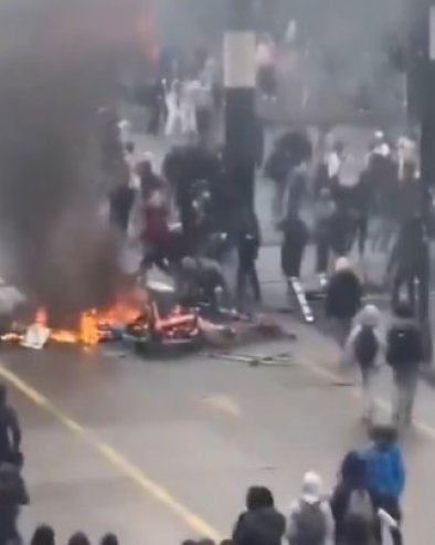 ХАОС У БРИСЕЛУ: Протести младих у Белгији измакли контроли (ВИДЕО)