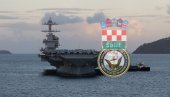 АМЕРИЧКИ ВОЈНИ ВРХ КРИЈЕ ПРАВЕ ПОДАТКЕ: Носач авиона горео преко 30 сати - у јеку рата с Ираном претрпео штету, помоћ тражио у Сплиту ВИДЕО