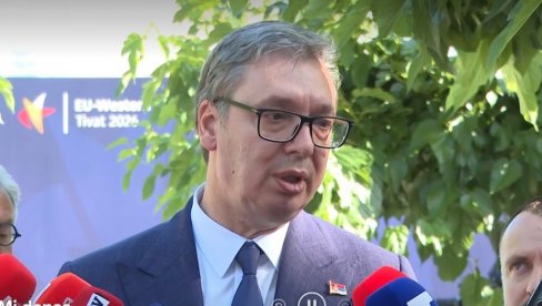 ПРЕДСЕДНИК ВУЧИЋ РАСТАВЉА ЦРНОГОРСКЕ НОВИНАРЕ ПРОВОКАТОРЕ НА АТОМЕ: Хвала што сте ми омогућили да одговорима на ваше лажи