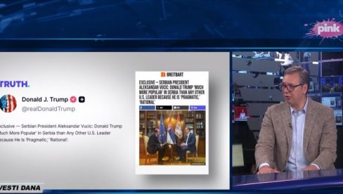МОЖЕМО ДА ЗАПОЧЕНМО СТРАТЕШКИ ДИЈАЛОГ СА САД Вучић: Зато је за нас важан мир, стабилност, брига о људима