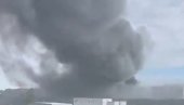 ZATVORITE PROZORE I VRATA Ogroman požar paralisao grad, 100 vatrogasaca na terenu (VIDEO)
