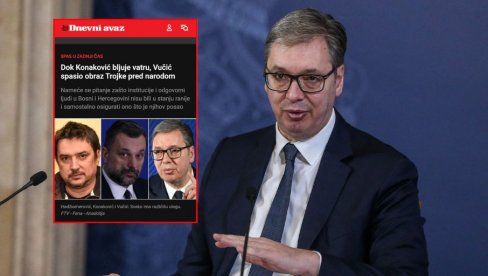 САРАЈЕВСКИ МЕДИЈИ БРУЈЕ - ВУЧИЋ НАС ЈЕ СПАСИО У ЗАДЊИ ЧАС: Омогућио нам да гледамо Светско првенство, док Кокановић бљује ватру