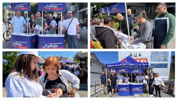 СРБИЈА ПОБЕЂУЈЕ! Велики број грађана на штандовима СНС широм Београда: Избор људи је јасан (ФОТО)