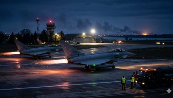 БУКУРЕШТ ХИТНО ПОДИГАО ВОЈНЕ АВИОНЕ: Руски дронови изазвали ваздушну узбуну