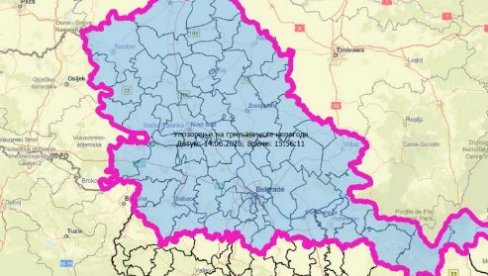 MUP UPOZORIO NA GRMLJAVINSKE NEPOGODE DO KRAJA DANA: Građanima hitno stigao SMS (MAPA)
