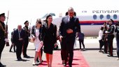 ВУЧИЋ СВЕЧАНО ДОЧЕКАН У ТБИЛИСИЈУ: Црвени тепих за председника, почиње низ важних сусрета с државним врхом Грузије (ФОТО)