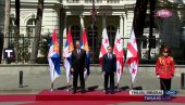 ВУЧИЋ У ПОСЕТИ ГРУЗИЈИ: Свечани дочек са војним почастима за председника Србије (ВИДЕО)