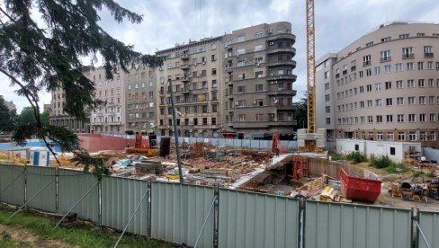 U GARAŽU KRAJEM GODINE? Podzemni deo konstrukcije u Vlajkovićevoj ulici trebalo bi da se završi do 31. oktobra