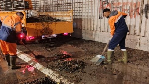 Ekipe Čistoće pojačanim kapacitetima radile na sanaciji posledica nevremena
