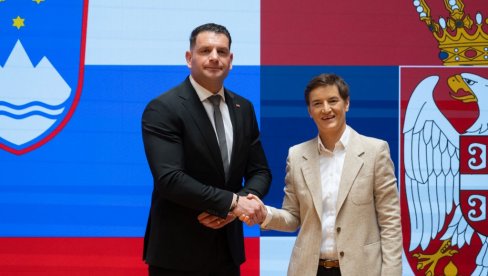 BRNABIĆ RAZGOVARALA SA STEVANOVIĆEM: Poseta značajna za bilateralne odnose Srbije i Slovenije i region