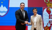 BRNABIĆ RAZGOVARALA SA STEVANOVIĆEM: Poseta značajna za bilateralne odnose Srbije i Slovenije i region