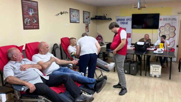 КРВ ДАРИВАО 51 ХУМАНИСТА:  Одличан одзив данашњој акцији у граду на Црници