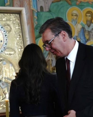 МОЋНА СИМБОЛИКА ПОСЕТЕ: Вучић у манастиру који вековима чува душу Грузије