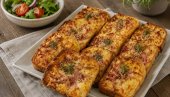 ПРЖЕНИЦЕ ИЗ РЕРНЕ СА ШУНКОМ И СИРОМ: Хрскаве споља, мекане изнутра