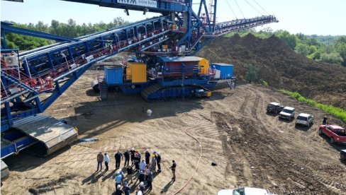ПОЧЕО СА РАДОМ НОВИ ОДЛАГАЧ НА КОПУ „РАДЉЕВО“: Дугачак 125 м, тежак 1550 тона