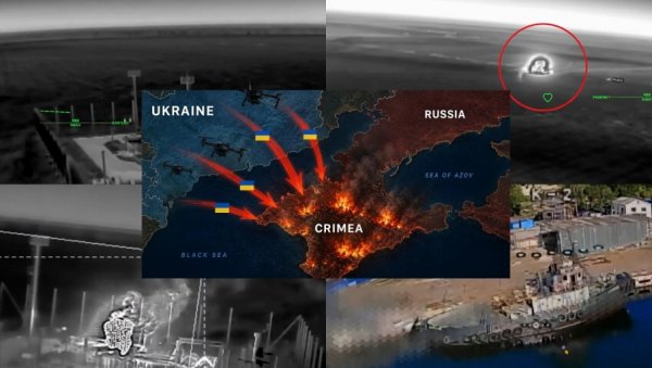 ПАКЛЕНЕ МУКЕ ЗА РУСЕ НА КРИМУ: Украјинци уништавају срце руске моћи - Брутални удари разарају полуострво (ВИДЕО)
