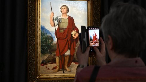 NAŠE KULTURNO BLAGO SAČUVANO OD ZABORAVA: Delo Uroša Predića Sveti Georgije prvi put izloženo u Srbiji u Galeriji Matice srpske