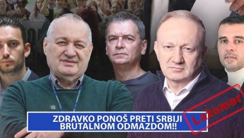 Зравко Понош прети Србији бруталном одмаздом!! (ВИДЕО)