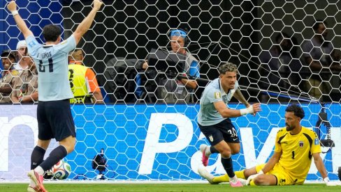 PRENOS, URUGVAJ - ZELENORTSKA OSTRVA: Najbolje prvo poluvreme na Mundijalu, Urugvaj vodi posle preokreta!