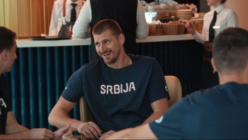 OKUPILI SE KOŠARKAŠI SRBIJE: Nikola Jokić nasmejan stigao u reprezentaciju!