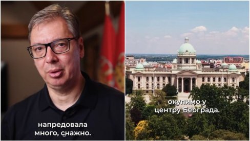 ВУЧИЋ ПОЗВАО ГРАЂАНЕ НА СКУП 27. јуна:  Верујем у вас, верујем у наш земљу, верујем у нашу Србију (ВИДЕО)