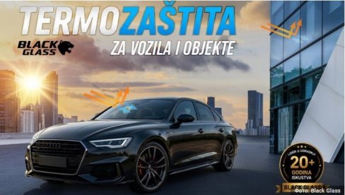 SUNCE VAS PEČE DOK VOZITE: Black Glass ugrađuje termoizolacione folije za stakla koje imaju 80% toplotne zaštite