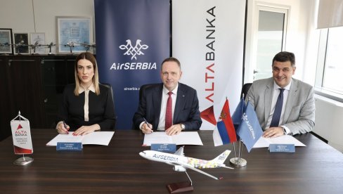 STRATEŠKO PARTNERSTVO ALTA BANKE, Air Serbia i Visa: Kartica sa dodatnim benefitima za klijente