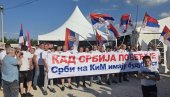 ОРИ СЕ ОЈ, КОСОВО, КОСОВО! Срби са КиМ стигли у Опланиће (ФОТО)