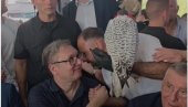 У ОПЛАНИЋИМА И ЖЕНКА АРКТИЧКОГ СОКОЛА: Клуб Краљевих Соколара изненадио председника Вучића (ВИДЕО)