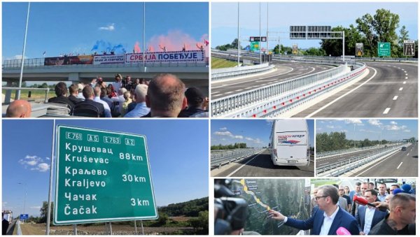 ОД БЕОГРАДА ДО КРАЉЕВА ЗА 75 МИНУТА: Свечано отворена деоница од Прељине до Адрана на Моравском коридору
