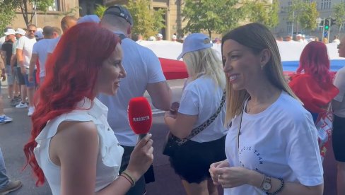 NARODU JE DOSTA Mesarovićka na skupu Srbija jedna porodica: Ovo je većinska Srbija