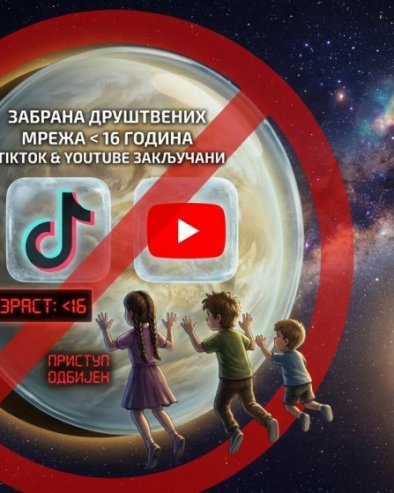 ПРИСТУП ОДБИЈЕН! Јутјуб и ТикТок закључани - угасили 4,7 милиона дечјих налога