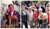 PREDSEDNIK SE POKLONIO MOŠTIMA KNEZA LAZARA NA VIDOVDAN: Vučić sa narodom u manastiru Ravanica