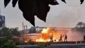 БУКНУО ПОЖАР У ПЕТРОХЕМИЈСКОМ ПОСТРОЈЕЊУ: Повређено 20 људи, ватра захватила и околне куће (ФОТО/ВИДЕО)