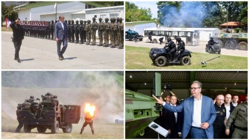 ВУЧИЋ НА ПОКАЗНОЈ ВЕЖБИ У ЛИПОВИЦИ: Припадници Жандармерије увек су били ту кад се земља бранила (ФОТО/ВИДЕО)