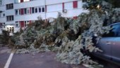 VETAR NOSIO KROVEVE, LOMIO I ČUPAO DRVEĆE: Loznicu i LJuboviju pogodilo jako nevreme (FOTO)