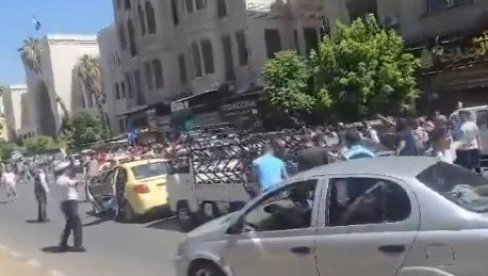 BOMBA EKSPLODIRALA U KAFIĆU, IMA MRTVIH: Užas u Damasku, policija blokirala područje (VIDEO)