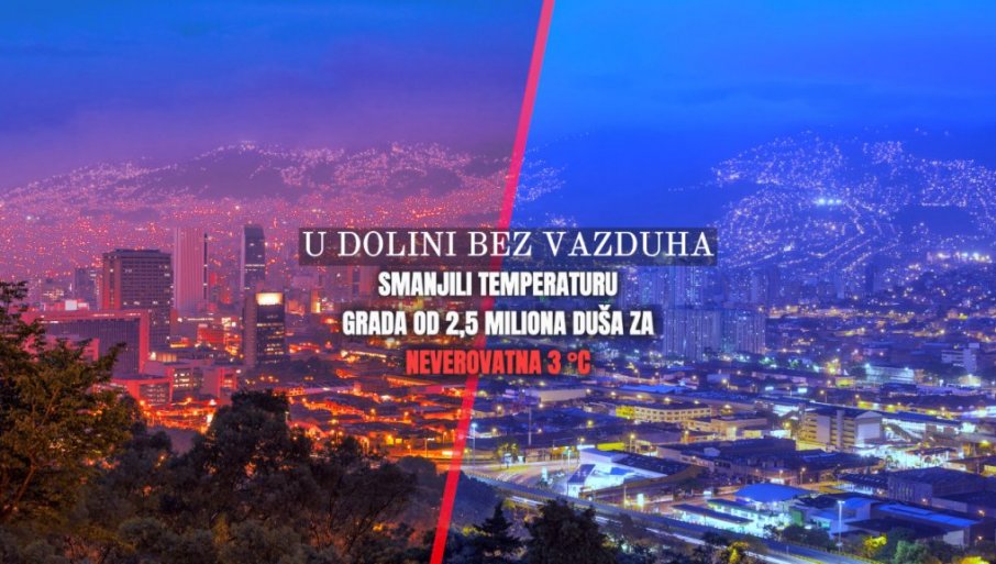 Како је град од 2,5 милиона душа успео да смањи температуру за невероватна 3 степена - и то у долини без ваздуха