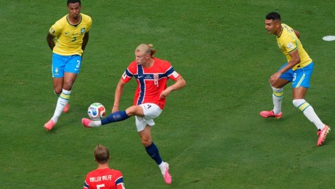 PRENOS, BRAZIL-NORVEŠKA! Poništen gol i promašen penal na Metlajfu! Selesao protiv tradicije, Vinisijus i Haland oči u oči! (VIDEO)
