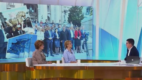 RAT MEĐU BLOKADERIMA POTPUNO ESKALIRAO: Na blokaderskoj televiziji svađale se Danijela Nestorović i Biljana Stojković (VIDEO)