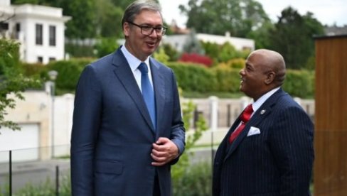 VUČIĆ SA BERNSOM O BUDUĆNOSTI ODNOSA SRBIJE I AMERIKE: Na temeljima vere, porodice i slobode gradimo čvršće veze