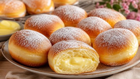 RECEPT ZA KROFNE IZ RERNE: Poslastica punjena kremom