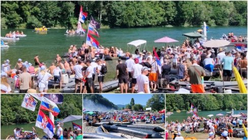 ТРАДИЦИЈА КОЈА ТРАЈЕ: Стотине пловила запловило Дрином на 26. регати у Љубовији (ФОТО)