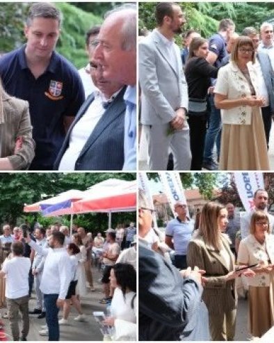 БУЏЕТ ВЕЋИ ПЕТ И ПО ПУТА, НАЈВЕЋЕ СВЕТСКЕ ФИРМЕ, НАЈМАЊА НЕЗАПОСЛЕНОСТ Месаровић и Гојковић у Старој Пазови, указале на резултате за понос