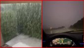 OLUJA NAPRAVILA KRŠ I LOM U REGIONU: Padao led veličine jajeta, vozači se sakrivali ispod nadvožnjaka (FOTO/VIDEO)