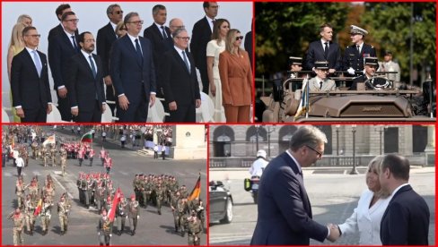 ПРЕДСЕДНИК СЕ ОГЛАСИО ИЗ ПАРИЗА: Вучић на војној паради поводом Дана пада Бастиље; Свечани прелет авиона изнад Јелисејских поља (ВИДЕО)
