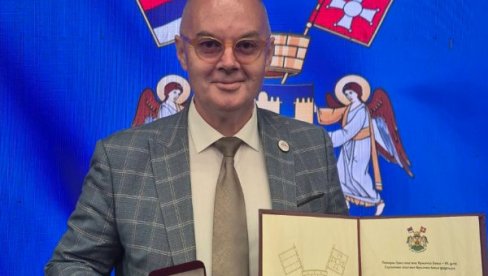 ANDRIJA JORGIĆ DOBITNIK PRESTIŽNOG PRIZNANJA OPŠTINE VRNJAČKA BANJA