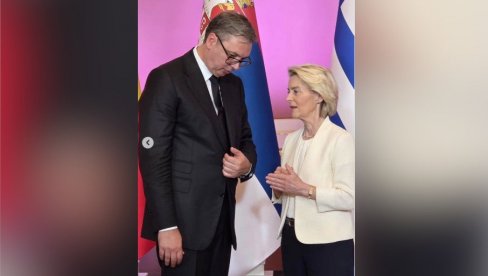 ZAHVALAN SAM JOJ NA LIČNOM ANGAŽOVANJU I PODRŠCI: Vučić razgovarao sa Ursulom fon der Lajen na petom Samitu Ukrajina – Jugoistočna Evropa