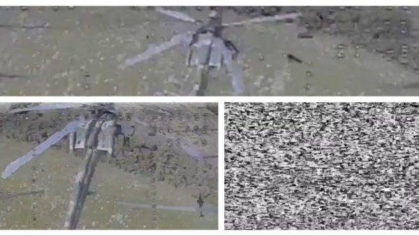 ДРОН ПРОГОНИ РУСКИ ХЕЛИКОПТЕР МИ-28 И КУКАВИЧКИ ГА ОБАРА: Испливао језиви снимак са територије Русије  (ВИДЕО)