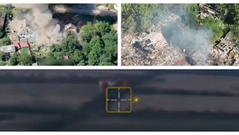 BRISANJE UKRAJINACA SA LICA ZEMLJE: Rusi iz vazduha razaraju komandne punktove u DNR i Sumskoj oblasti (VIDEO)